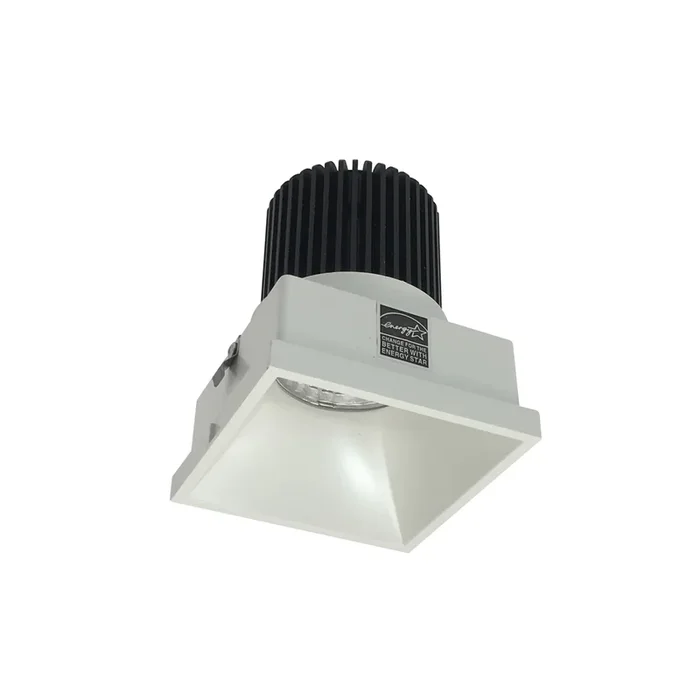 Nora 4 Inch Iolite Square Trimless Reflector Non-Adjustable Trim 1000Lm 4000K White For Iolite New Construction Housings Only (NIO-4STLNDC40XWW/10)