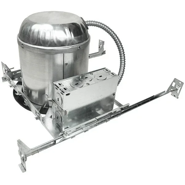 Nora 6 Inch IC Rated Airtight New Construction Line Voltage Recessed Canister 100W Maximum (NHIC-17QAT)