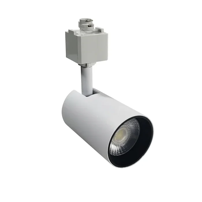Nora Max Mini LED Track Head 1000Lm 13W 3000K Narrow Flood Optic White Finish L-Style (NTE-864L930NW/L)