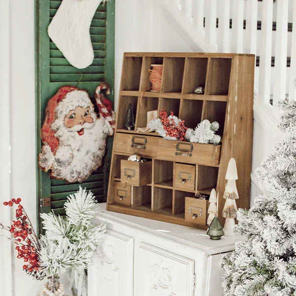 Old Apothecary Cabinet with Cubbies – Decor Steals