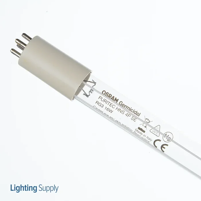 Osram 55030 UV-C 254nm Germicidal (G16T5L/4PSE) Warning! See Image Gallery For Important Safety Notice