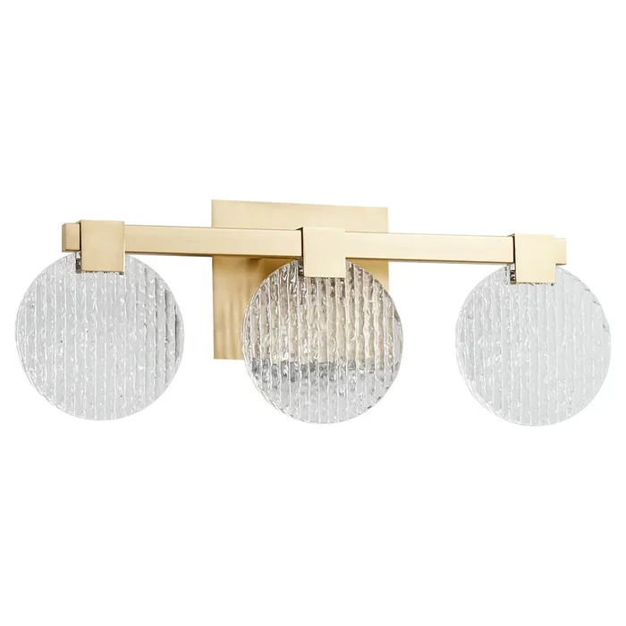 Oxygen – 3-5052-40 – LED Vanity – Axiom – Aged Brass – 3505240