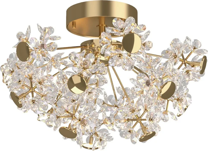 PageOne – PC111357-PB – LED Flush Mount – Senna – Polished Brass – PC111357PB