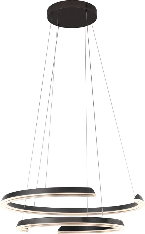 PageOne – PP121826-SDG – LED Pendant – Solaire – Satin Dark Gray – PP121826SDG