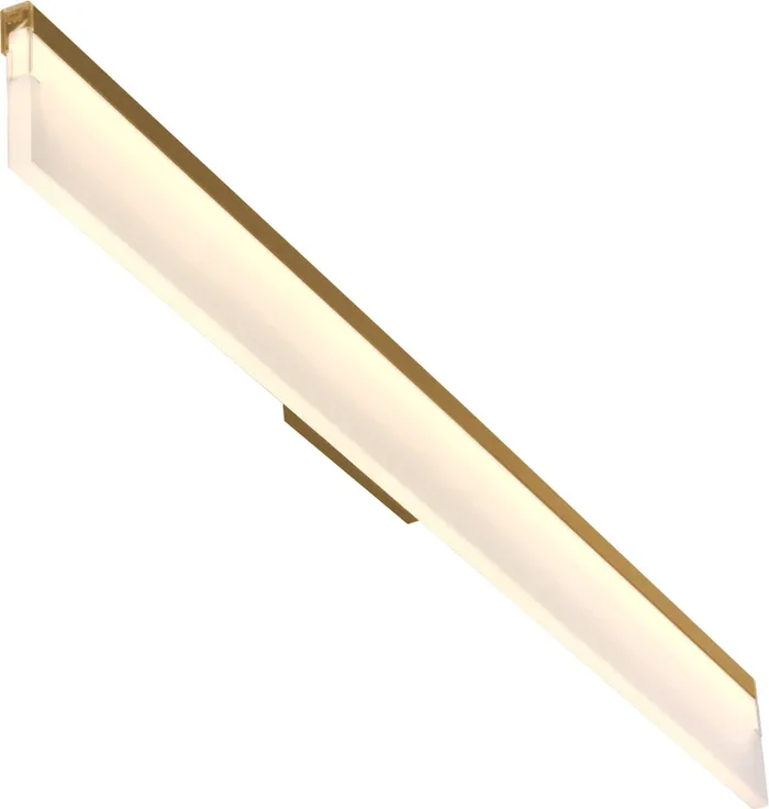 PageOne – PW030003-AB – LED Vanity – Lange – Antique Brass – PW030003AB