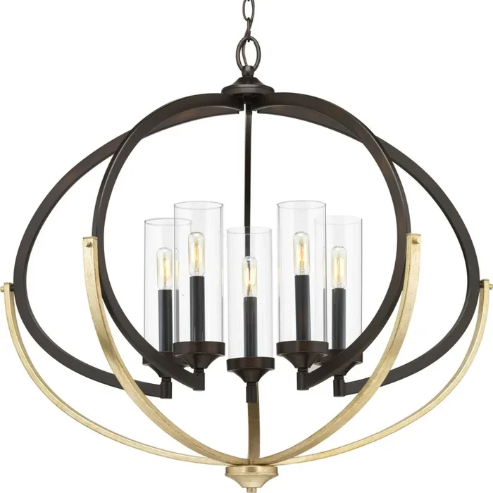 Progress Lighting – Five Light Chandelier – Evoke – P400117020