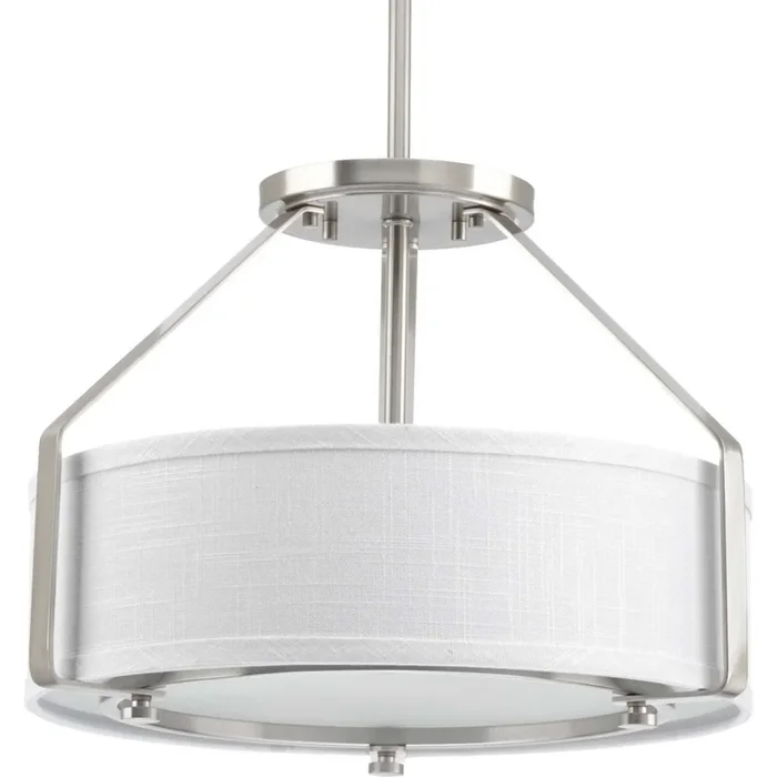 Progress Lighting – Three Light Semi-Flush Mount – Ratio