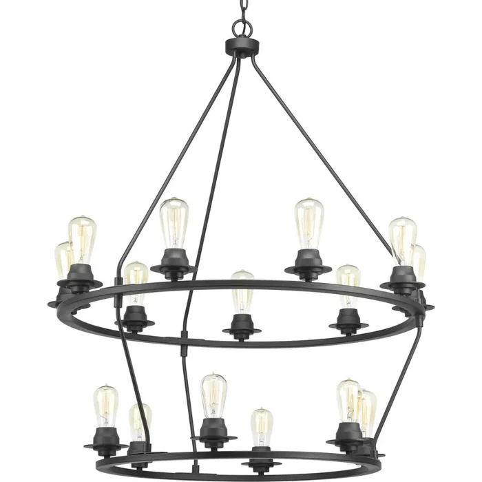 Progress Lighting Debut Collection Fifteen-Light Chandelier (P400017-143)