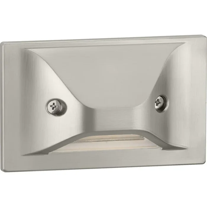 Progress Lighting LED Indoor/Outdoor Brushed Nickel Integrated LED Wall Or Step Light (P660005-009-30)
