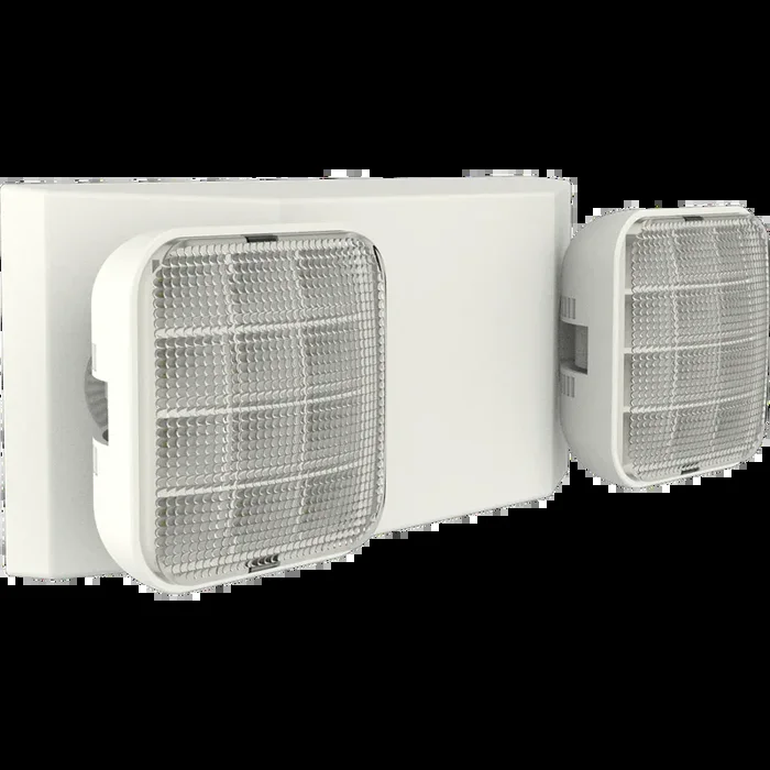 RAB Emergency Light 2-Head Emergency White Housing Remote Capacity (EM-R)