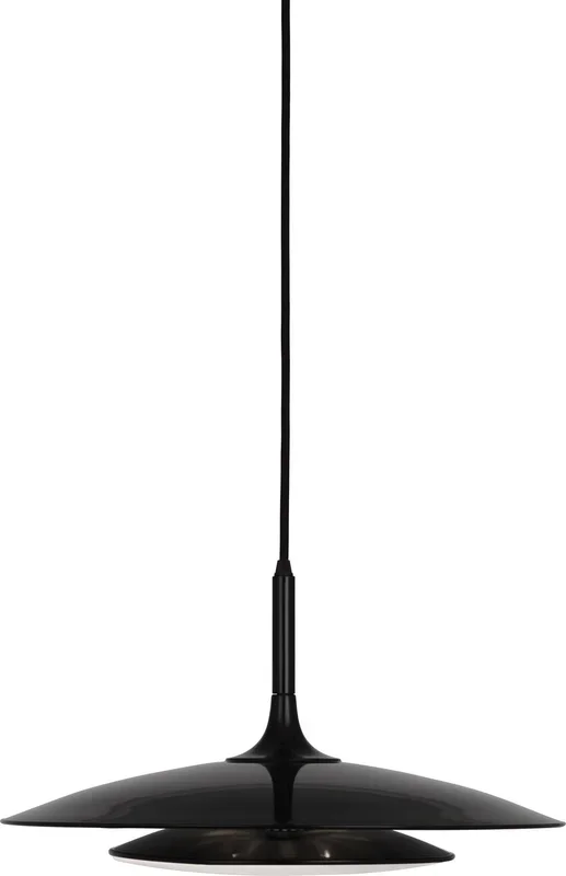 Robert Abbey – B3390 – Three Light Pendant – Axiom – Gloss Black – B3390