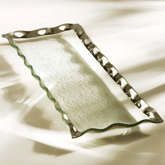 Ruffle 17″ x 6 3/4″ Rectangular Tray by Annieglass