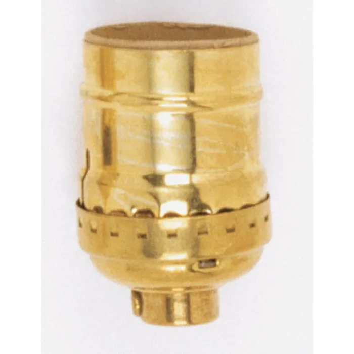 Satco – 90-871 – Socket – Polished Brass – 90871