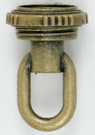 SATCO/NUVO 1/4 IP Matching Screw Collar Loop With Ring 25 Pounds Maximum Antique Brass Finish (90-336)