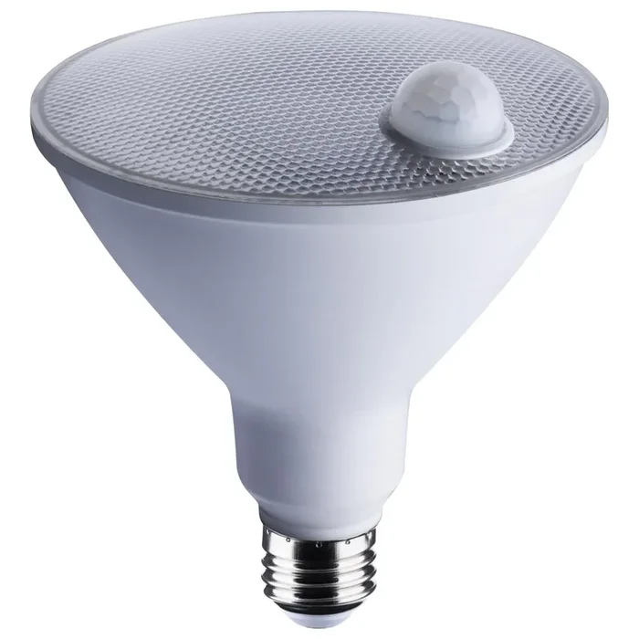 SATCO/NUVO 14W PAR38 LED White 3000K 1100Lm 120V PIR Sensor Non-Dimmable (S11443)