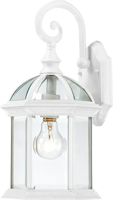 SATCO/NUVO Boxwood 1-Light 15 Inch Outdoor Wall With Clear Seed Glass Color (60-3494)