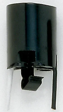 SATCO/NUVO Snap-In Socket 6 Inch AWM B/W Leads 105C 1-1/2 Inch Height 1-1/4 Inch Diameter Bracket 1/4 Inch Below 660W 250V (90-540)