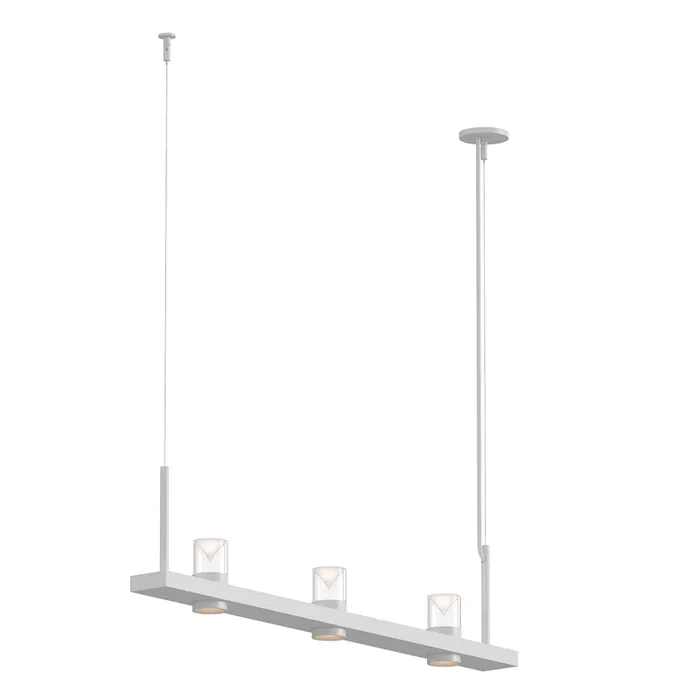 Sonneman – 20QWL04B – LED Pendant – Intervals – Satin White – 20QWL04B