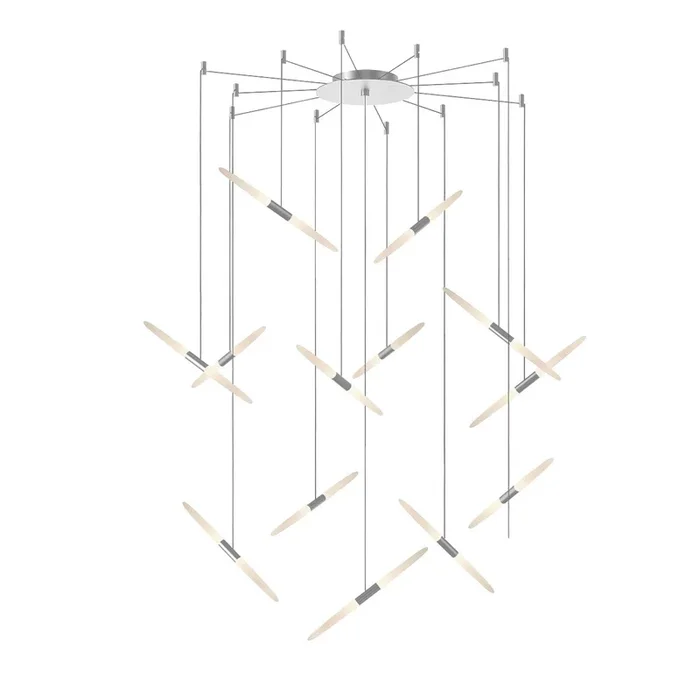 Sonneman – 2895.16 – LED Pendant – Ballet – Bright Satin Aluminum – 289516