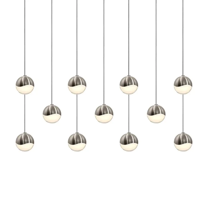 Sonneman – 2922.13-SML – LED Pendant – Grapes – Satin Nickel – 292213SML