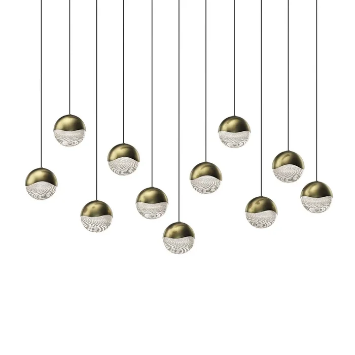 Sonneman – 2922.14-LRG – LED Pendant – Grapes – Brass – 292214LRG
