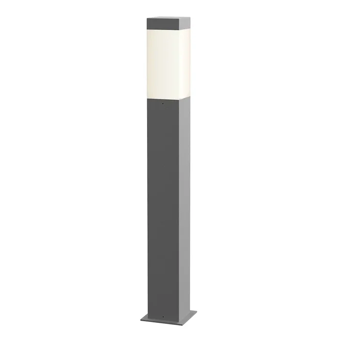 Sonneman – 7383.74-WL – LED Bollard – Square Column – Textured Gray – 738374WL