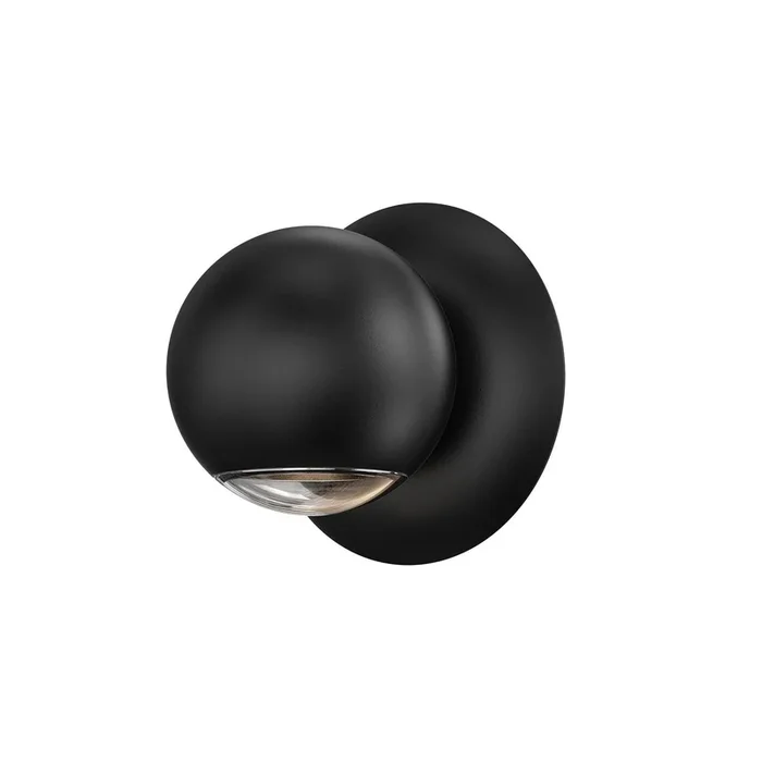 Sonneman – 7500.97 – Wall Sconce – Hemisphere – Textured Black – 750097
