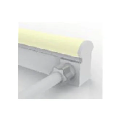 specialtyLED Flexible Border Tube Color Changing RGB 24V Factory Ordered Molded IP68 1M Length Line Cord Left Side Entrance (FBT-RGB-LCLSE-24V-F1M)
