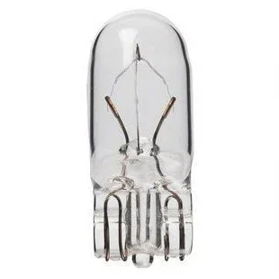 Standard .27 Amp 1 Inch T3.25 Incandescent 14V Wedge Base Clear Miniature Bulb (#194)