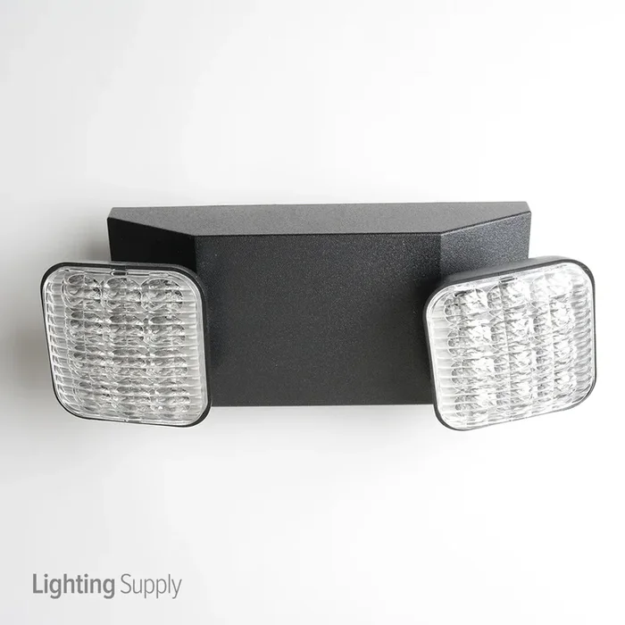 Standard-BL LED Emergency Light Black Remote Capable (LEDR5HO-B)