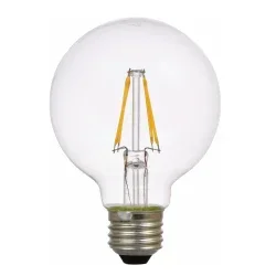 Sylvania LED4.5G25DIM927CL13YTLRP2 LED Natural Truwave G25 4.5W Dimmable 90 CRI 350Lm 2700K 15000 Hours Medium Base Clear Finish 2 Pack/Priced Per Each (40764)