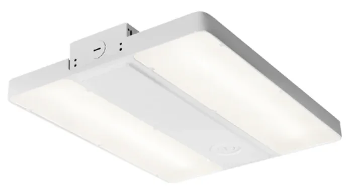 Sylvania LNHIBA6A/130UNHD850/11W/WH/L7 Linear LED High Bay 6A 130W 120-347V 0-10V Dimming 5000K 1X1 Foot Wide Distribution Lens White 11 Foot Cord/L7 Plug (63520)
