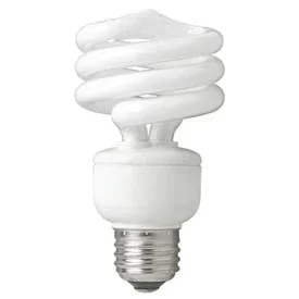 TCP 19W Spiral Compact Fluorescent 2700K 120V 82 CRI Medium E26 Base Bulb (801019)