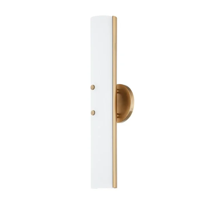Troy Lighting – B3219-PBR – LED Wall Sconce – Titus – Patina Brass – B3219PBR