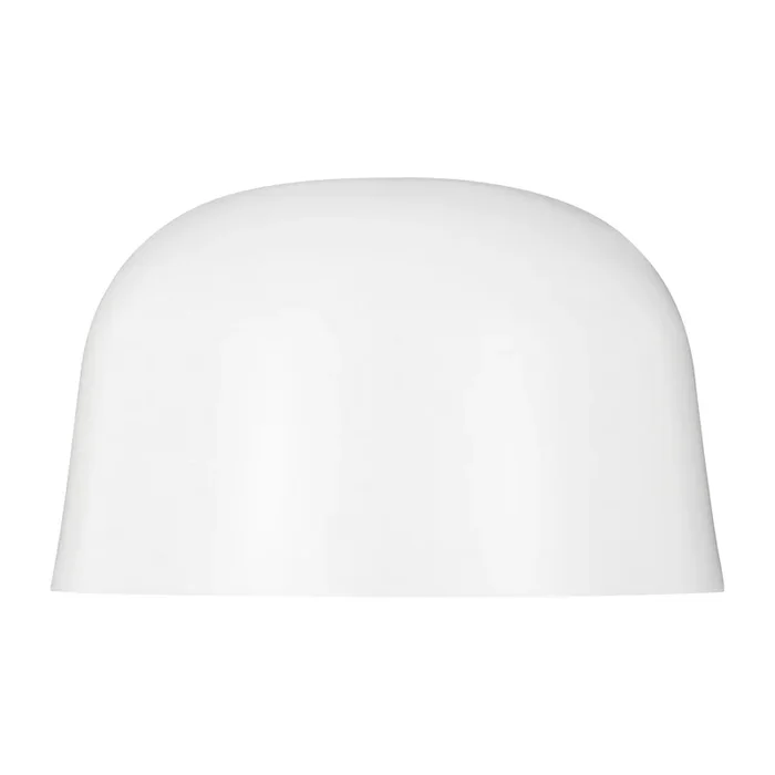 Visual Comfort Modern – 700FMFND15W-LED930 – LED Flush Mount – Foundry – Matte White – 700FMFND15WLED930