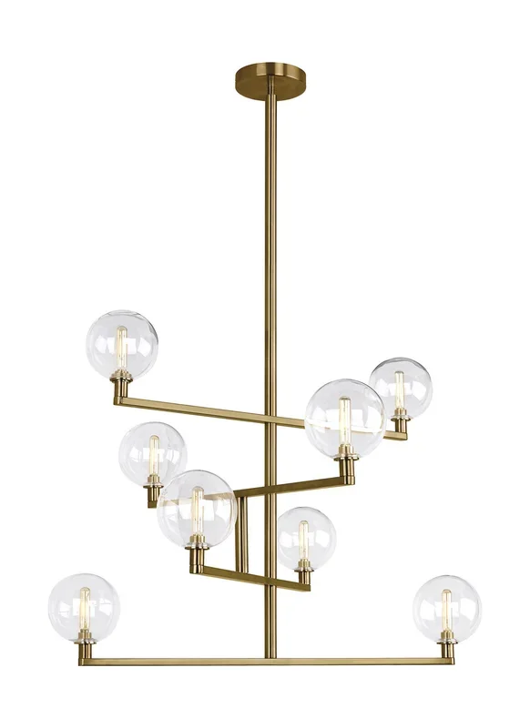 Visual Comfort Modern – 700GMBCR-LED927 – LED Chandelier – Gambit – Aged Brass – 700GMBCRLED927