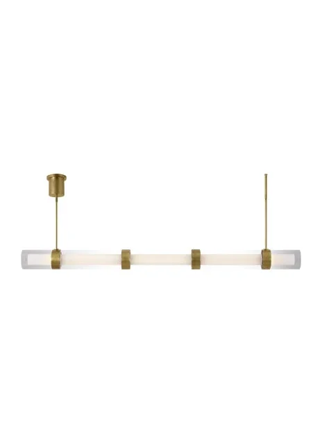 Visual Comfort Modern – 700LSWIT5R-LED930 – LED Suspension – Wit – Aged Brass – 700LSWIT5RLED930