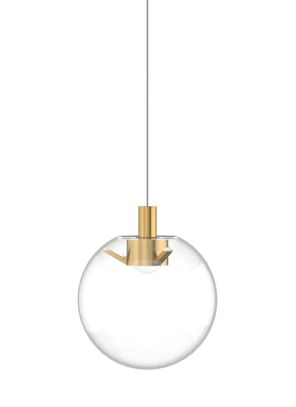 Visual Comfort Modern – 700MOPLNCNB-LED930 – LED Pendant – Palona – Natural Brass – 700MOPLNCNBLED930