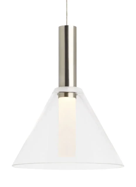 Visual Comfort Modern – 700MPMEZCS-LED930 – LED Pendant – Mezz – Satin Nickel – 700MPMEZCSLED930
