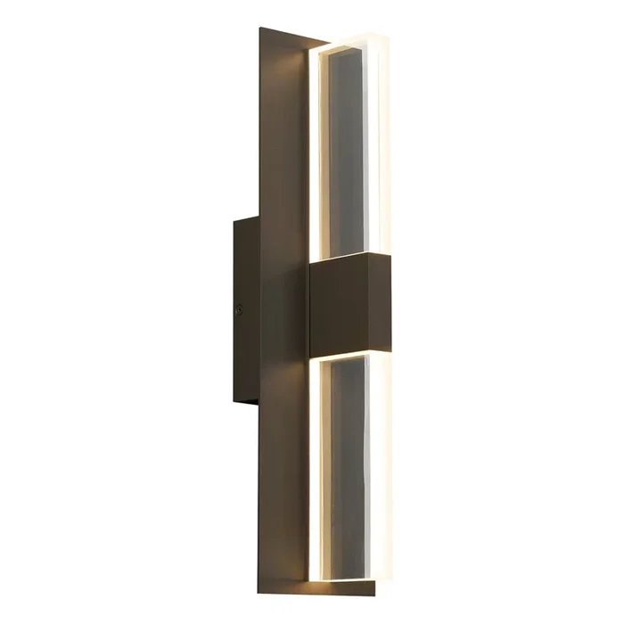 Visual Comfort Modern – 700OWLYT83018CZUNVSLF – LED Outdoor Wall Lantern – Lyft – Bronze – 700OWLYT83018CZUNVSLF