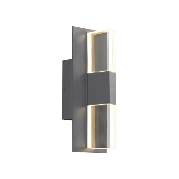 Visual Comfort Modern – 700OWLYT84012CHUNVSLF – LED Outdoor Wall Lantern – Lyft – Charcoal – 700OWLYT84012CHUNVSLF