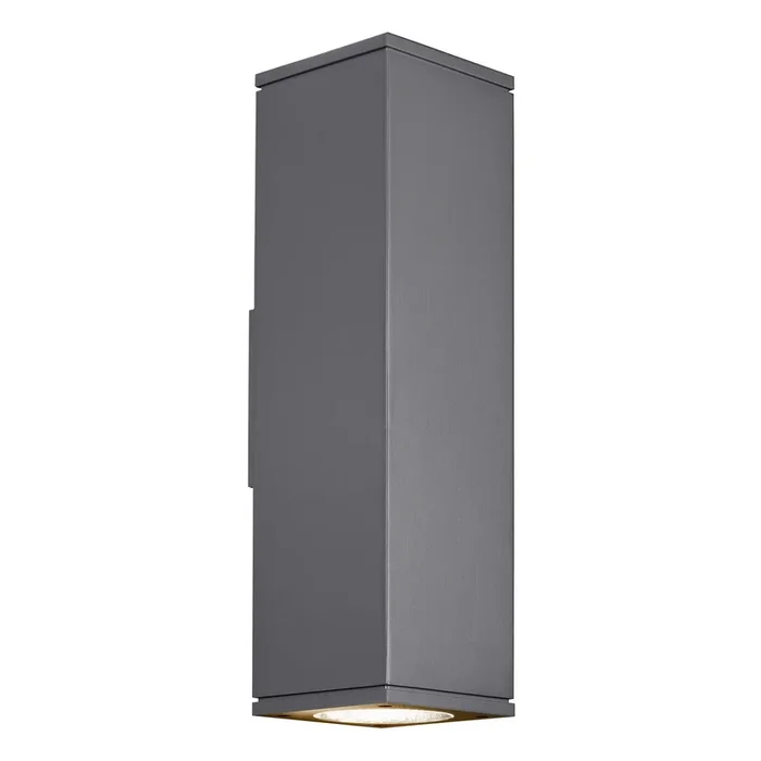 Visual Comfort Modern – 700OWTEG82718WWCHUDUNV – LED Outdoor Wall Lantern – Tegel – Charcoal – 700OWTEG82718WWCHUDUNV