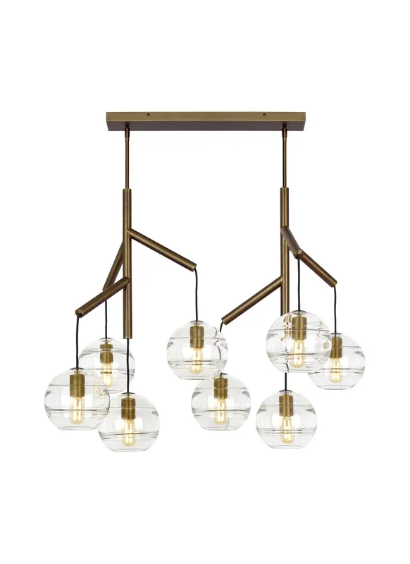 Visual Comfort Modern – 700SDNMPL2CR-LED927 – LED Chandelier – Sedona – Aged Brass – 700SDNMPL2CRLED927