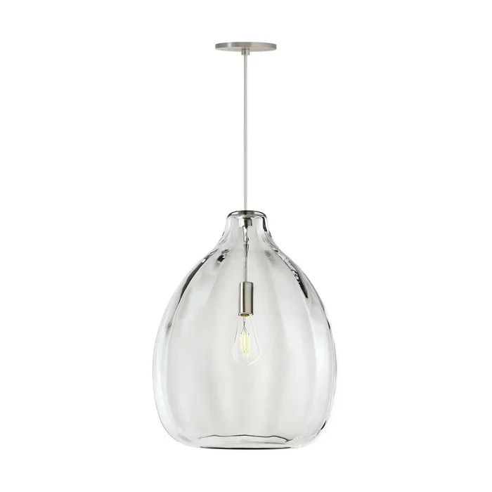 Visual Comfort Modern – 700TDHARPCS – One Light Pendant – Harper – Satin Nickel – 700TDHARPCS