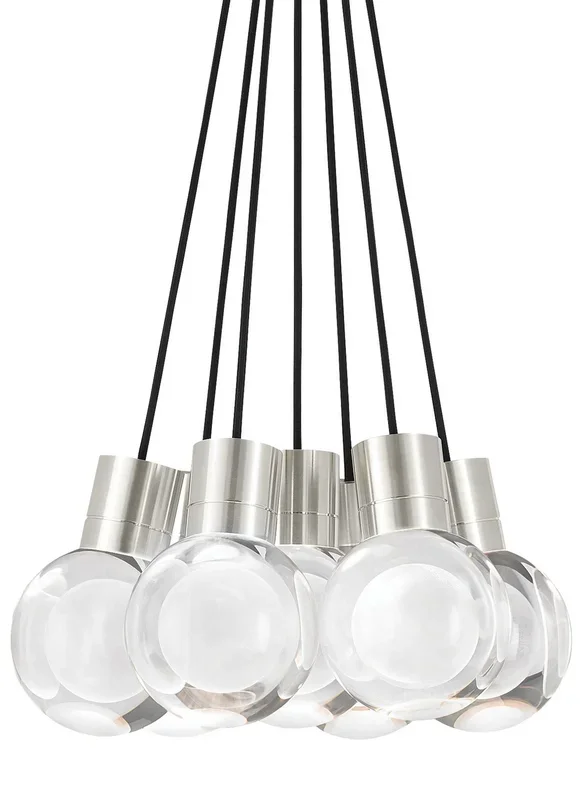 Visual Comfort Modern – 700TDMINAP7CBS-LEDWD – LED Pendant – Mina – Satin Nickel – 700TDMINAP7CBSLEDWD