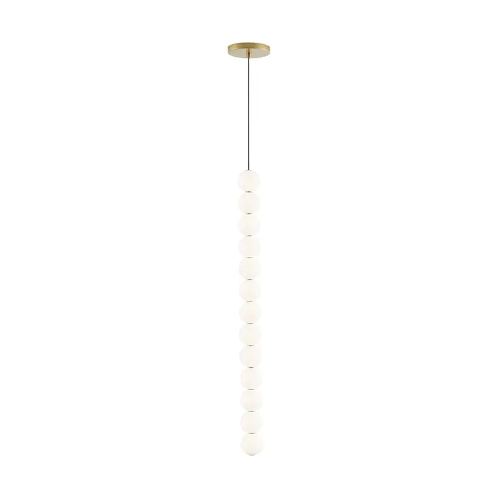 Visual Comfort Modern – 700TDOBT13NB-LED927 – LED Pendant – Orbet – Natural Brass – 700TDOBT13NBLED927