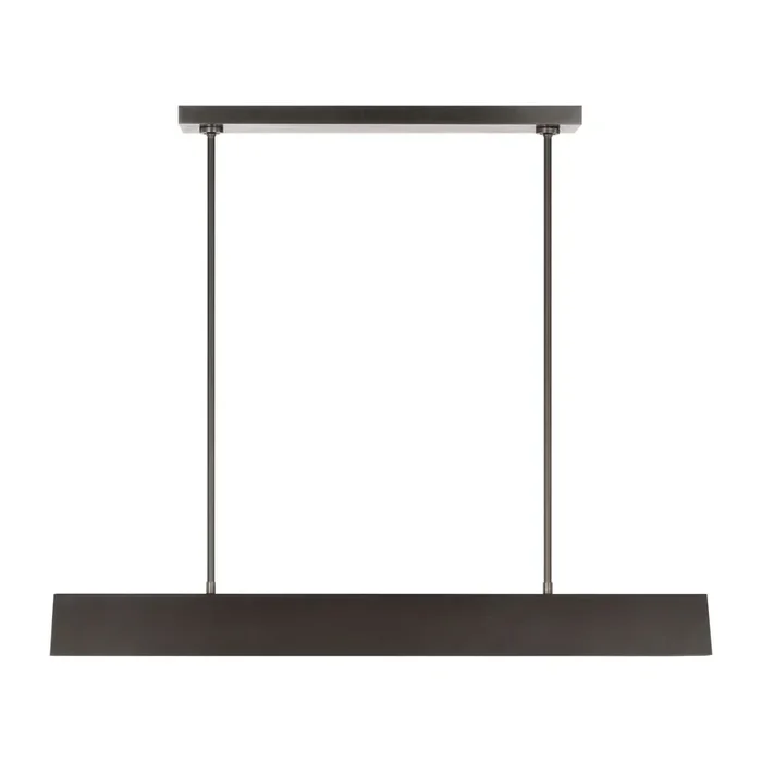 Visual Comfort Modern – KWLS34827BZ – LED Linear Chandelier – Pench – Dark Bronze – KWLS34827BZ