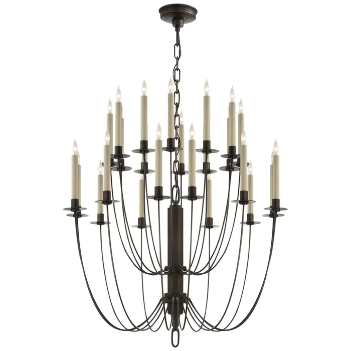 Visual Comfort Signature – 24 Light Chandelier – Erika