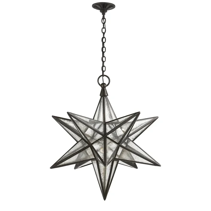 Visual Comfort Signature – One Light Lantern – Moravian Star