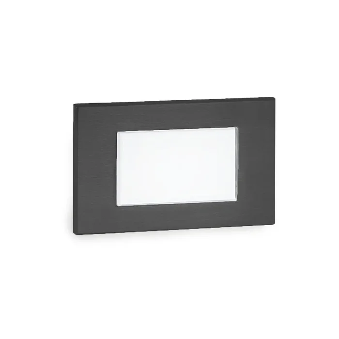 W.A.C. Lighting – WL-LED130F-C-BK – LED Step and Wall Light – Ledme Step And Wall Lights – Black on Aluminum – WLLED130FCBK